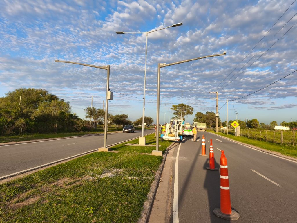 Ya se está colocando las cámaras del Centro de Monitoreo Bell Ville