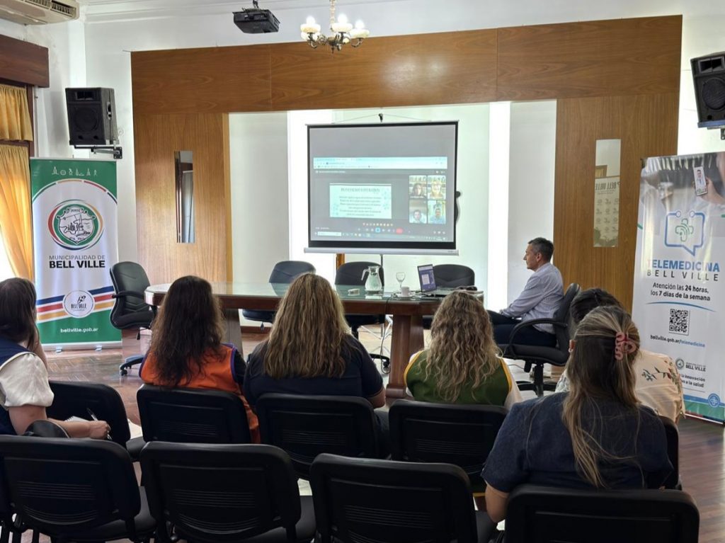 Telemedicina Bell Ville se amplía a las escuelas y fue presentada a referentes educativos