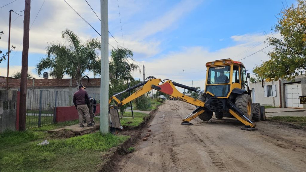 El municipio avanza en el arreglo de calles en distintos sectores de la ciudad