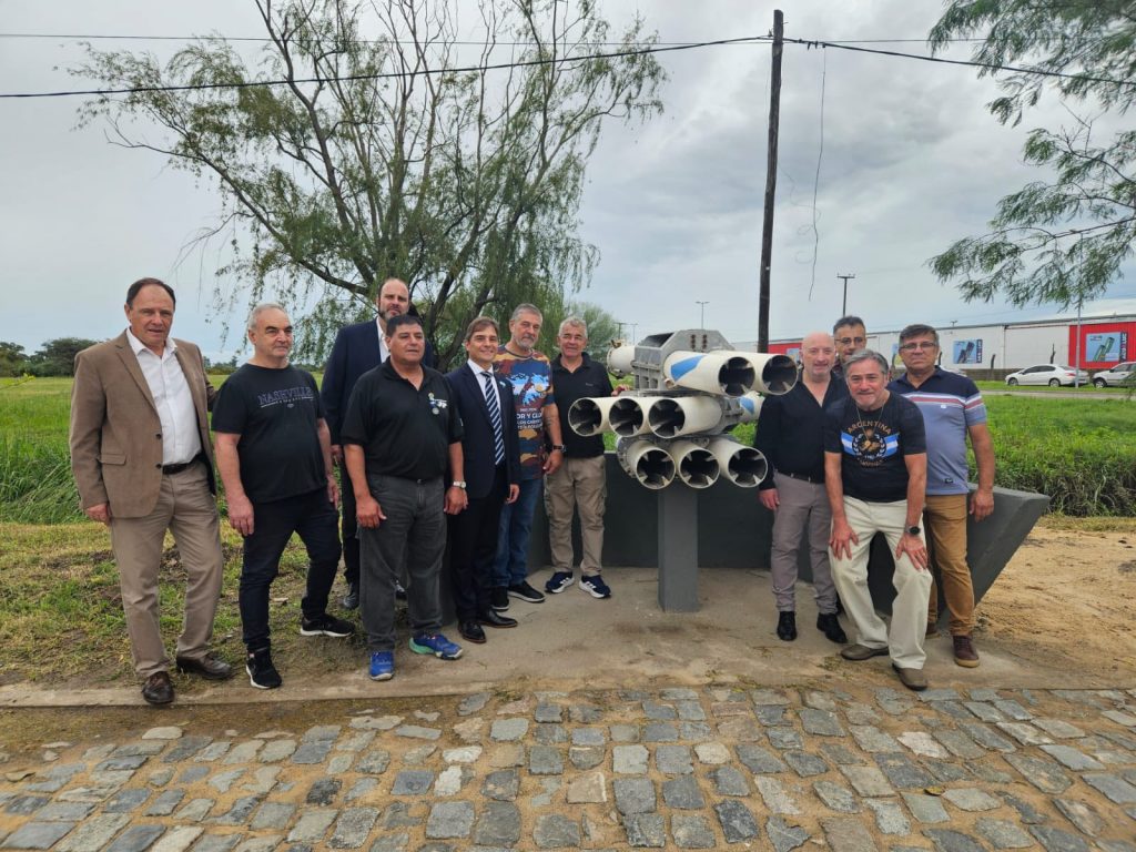 Bell Ville sumó un pertrecho de la Guerra de Malvinas a su patrimonio público