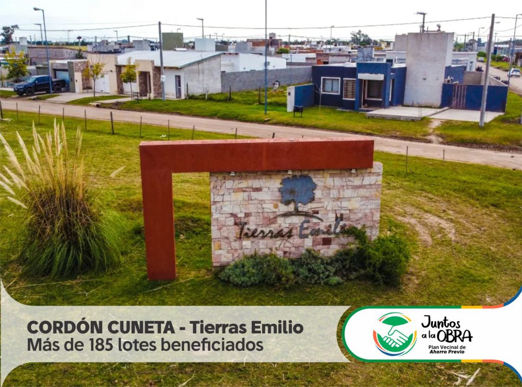 Se pavimentará la calle Juncal y se hará cordón cuneta en Tierras Emilio con “Juntos a la obra”