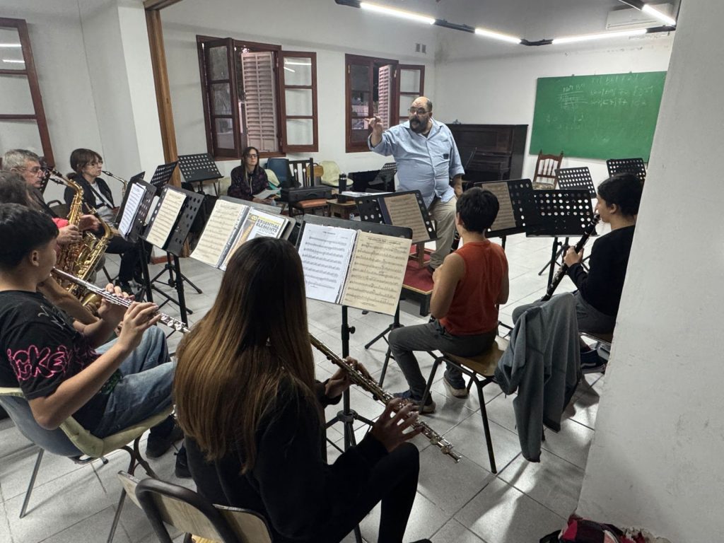 Integrantes de la banda municipal fueron seleccionados para un destacado seminario