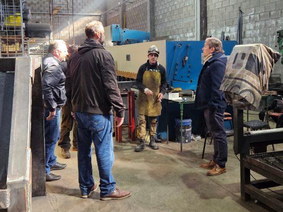 Bell Ville, polo de innovación: el intendente visitó la empresa JLS Agromaquinarias