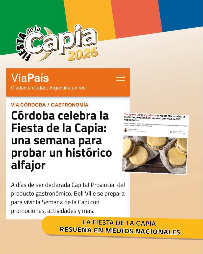 La Fiesta de la Capia resuena en medios nacionales