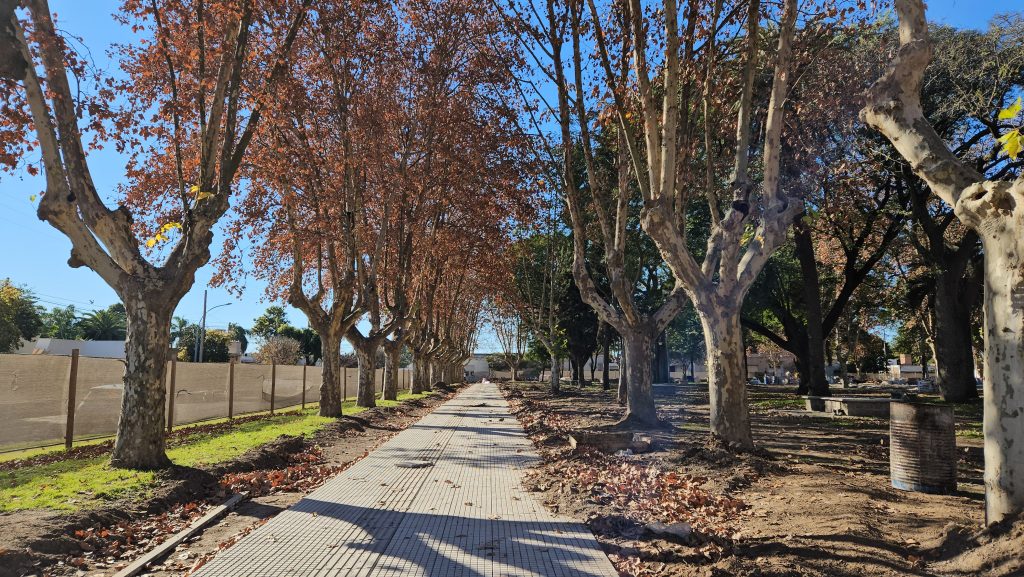 Las veredas de la plaza Rubén Márquez, la etapa más extensa de la obra, llegaron al 80 % de ejecución