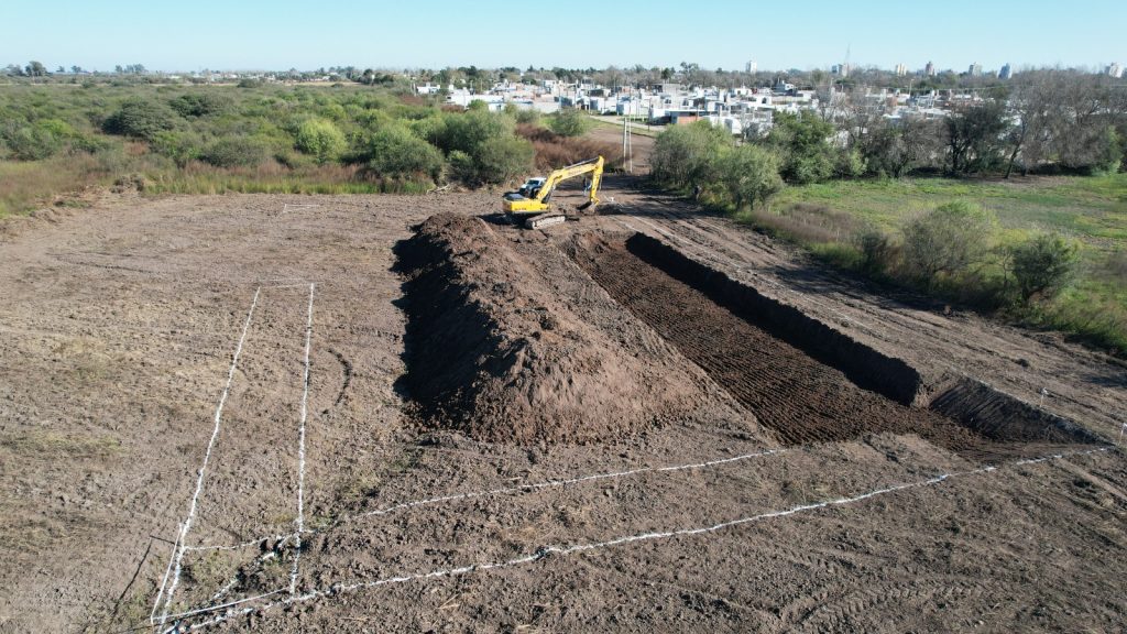 Inició una obra hídrica fundamental para los sectores sur y sureste de la ciudad