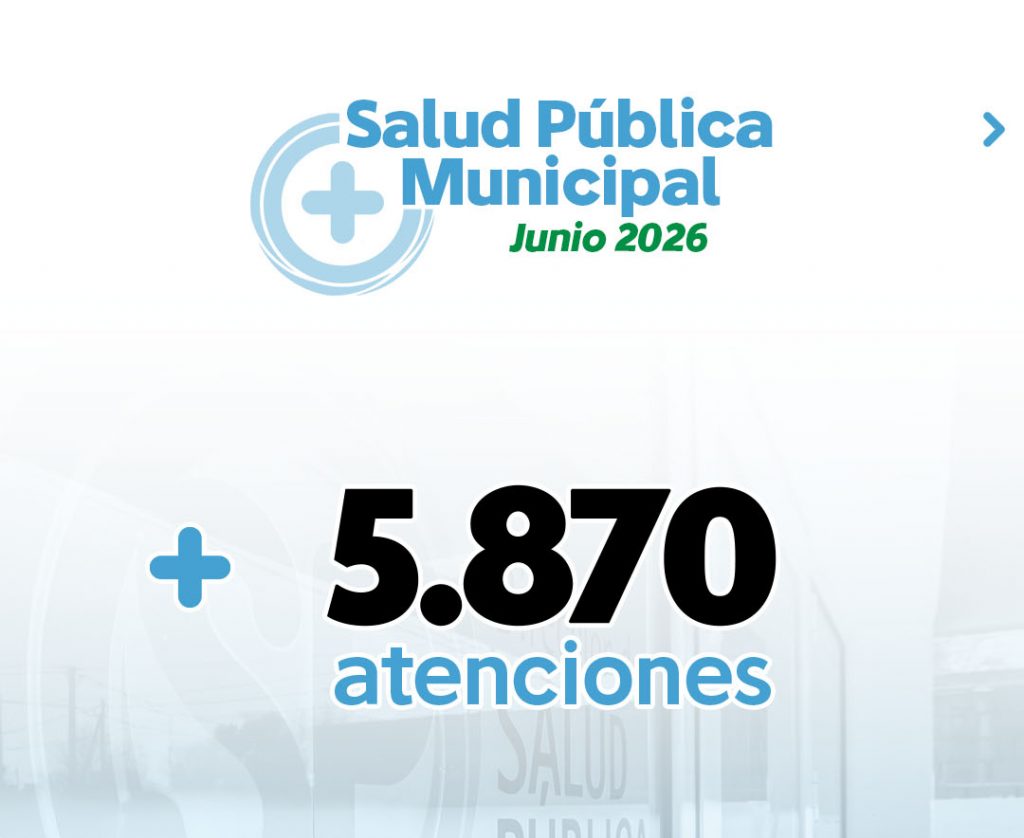 El sistema de salud pública municipal brindó 5.870 atenciones durante junio