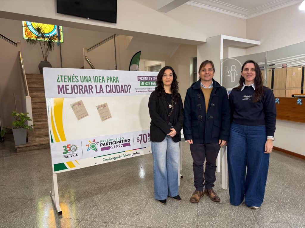 Presupuesto Participativo 2026, una nueva oportunidad para idear un Bell Ville mejor