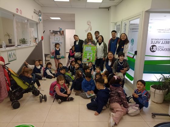 Alumnitos del jardín de la Neuquén visitaron la asistencia y aprendieron sobre salud