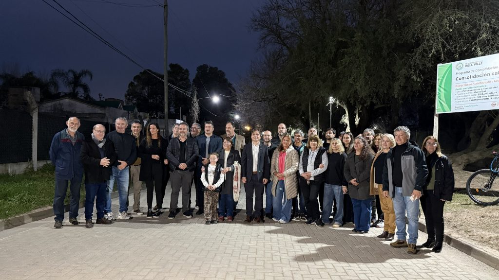 Con la calle Tucumán entre Bono y Aquino consolidada, la ciudad sigue mejorando