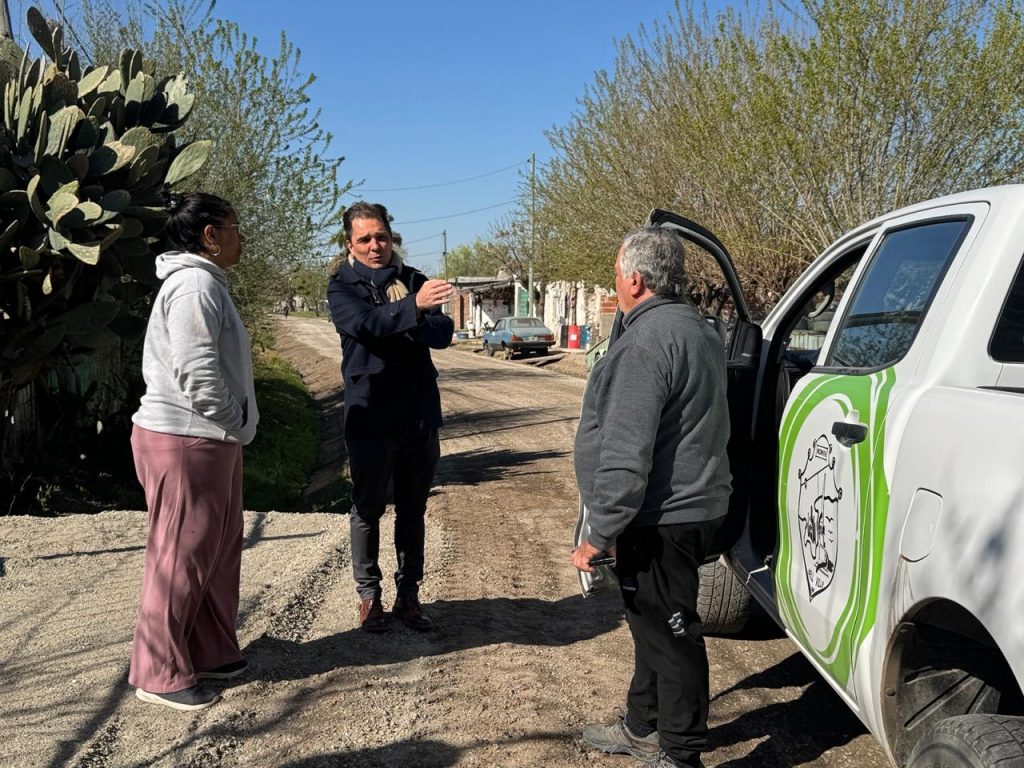 El intendente recorrió las mejoras realizadas en barrio Villa Carlitos