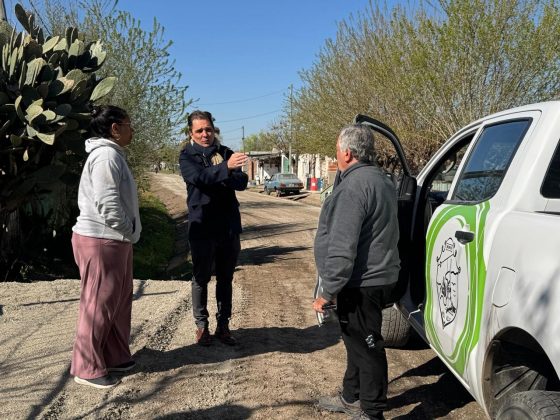 El intendente recorrió las mejoras realizadas en barrio Villa Carlitos