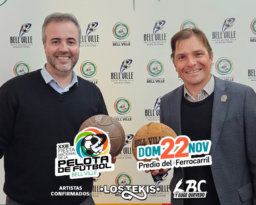 Euge Quevedo, LBC y Los Tekis serán los protagonistas de la XXIII Fiesta Nacional de la Pelota de Fútbol