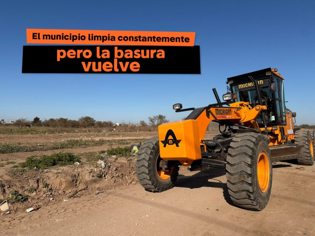 Malharro y Corrientes: la limpieza es constante pero hay inadaptados que siguen ensuciando 