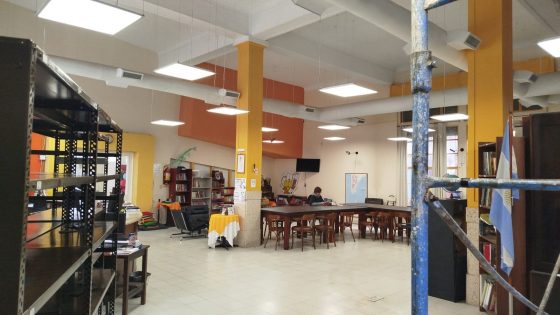 La Biblioteca Ramón J. Cárcano renueva su iluminación con tecnología LED