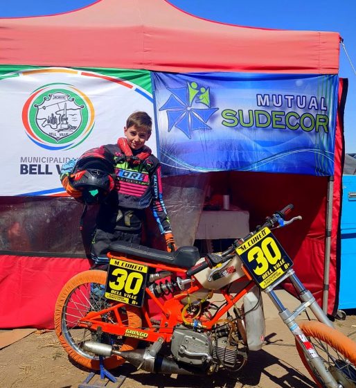 Más logros de deportistas locales: Mateo Cúneo ganó el Certamen Argentino de Motociclismo