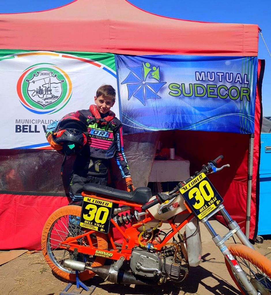 Más logros de deportistas locales: Mateo Cúneo ganó el Certamen Argentino de Motociclismo