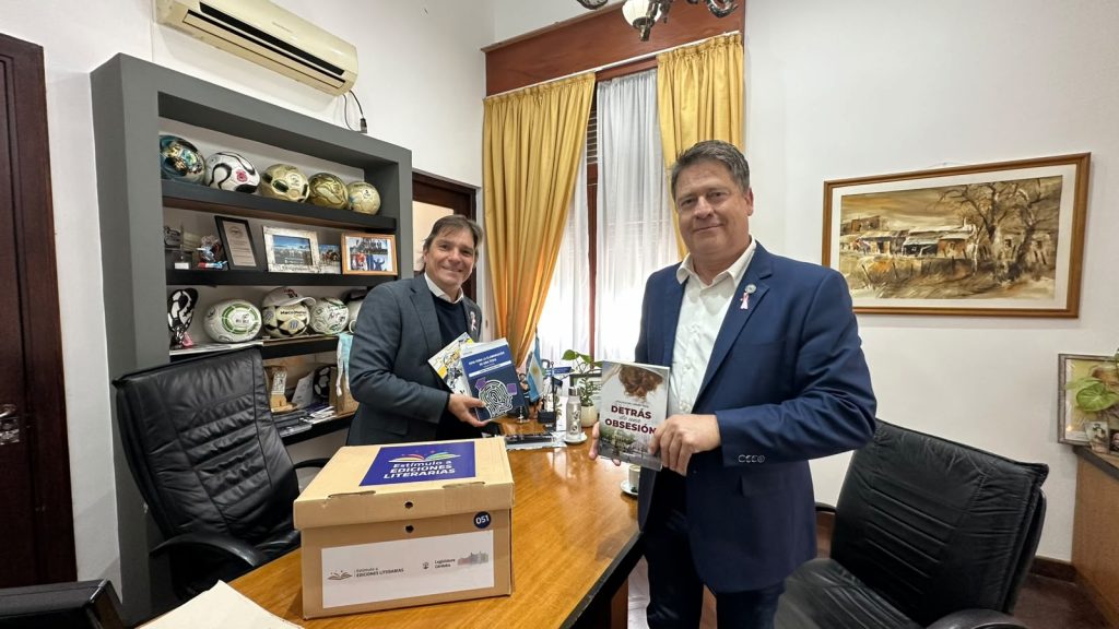 El legislador Briner visitó la Municipalidad y se reunió con Moroni